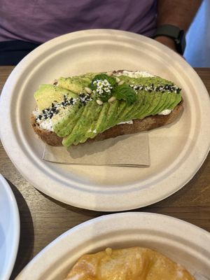 Avo toast  at Sanybon in Ortisei