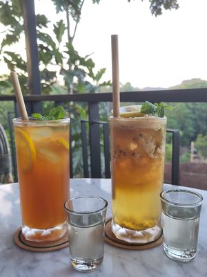Ice Teas at Plant Bistro in Ubud