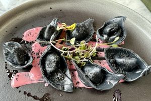Cappellacci Neri #Veganuary at Plant Bistro in Ubud