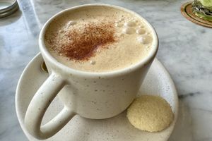 (Lightly) spiced chai #Veganuary at Plant Bistro in Ubud