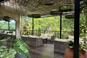 Breezy terrace #Veganuary at Plant Bistro in Ubud