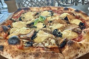 Capricciosa pizza  at Plant Bistro in Ubud