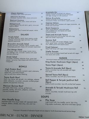   at Plant Bistro in Ubud