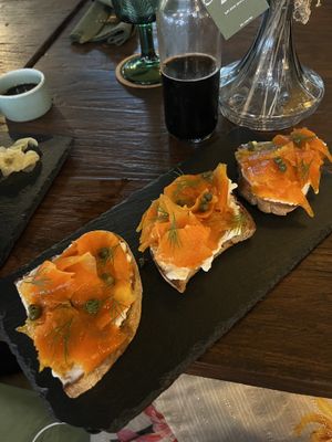Salmón vegano   at Plant Bistro in Ubud