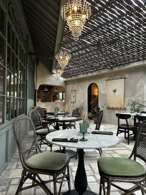 stunning interior   at Plant Bistro in Ubud