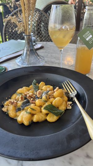  Vegan Gnocchi with crushed walnuts   at Plant Bistro in Ubud