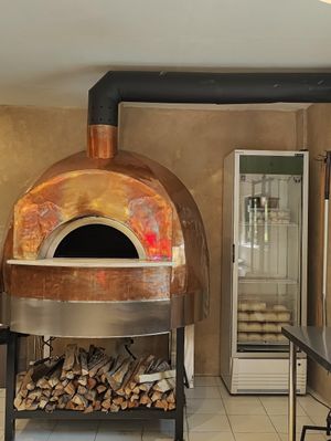 Wood-Fired Pizza Oven at Plant Bistro in Ubud