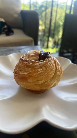 Raspberry Cruffin   at Plant Bistro in Ubud