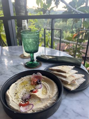Hummus   at Plant Bistro in Ubud