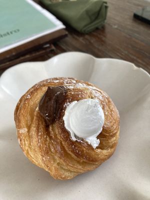 Nutella cruffin  at Plant Bistro in Ubud