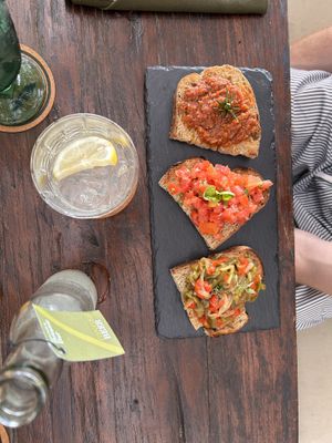 Bruschetta  at Plant Bistro in Ubud