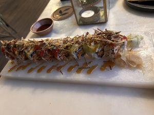 Sushi (california roll)  at Plant Bistro in Ubud