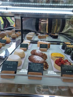 From shop on the way out.  Orange sache on the right, yum. at Plant Bistro in Ubud