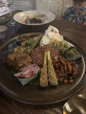 Nasi campur   at Plant Bistro in Ubud
