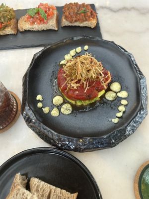 Toona & avo tartare  at Plant Bistro in Ubud