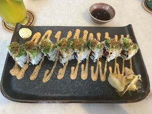 Toona & avo roll  at Plant Bistro in Ubud