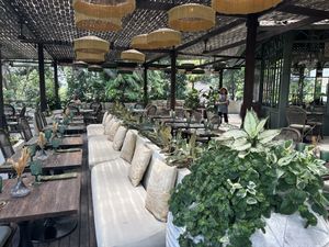 Relaxte sfeer   at Plant Bistro in Ubud