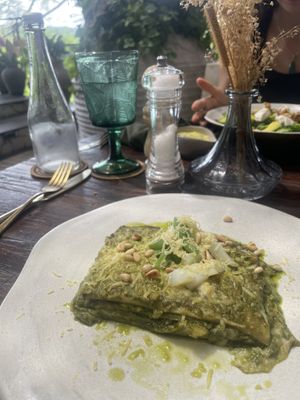 Lasagna verde.  at Plant Bistro in Ubud