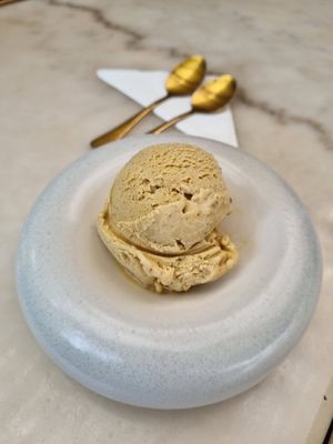 Pistacio icecream at Plant Bistro in Ubud