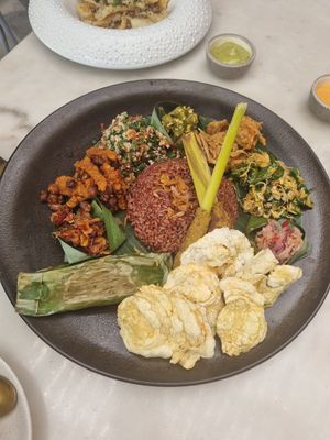 Bali specialty at Plant Bistro in Ubud