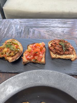 Bruschetta mixed   at Plant Bistro in Ubud