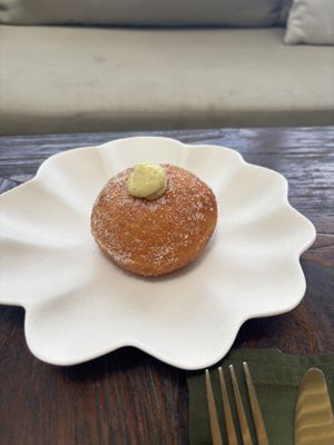 Custard doughnut   at Plant Bistro in Ubud