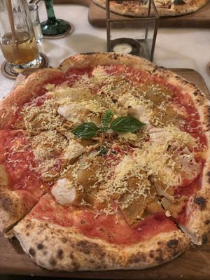 Hi - Wayan pizza   at Plant Bistro in Ubud