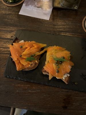 (You get 3, I just couldn’t resist. This is true smoked salmon bruschetta)   at Plant Bistro in Ubud