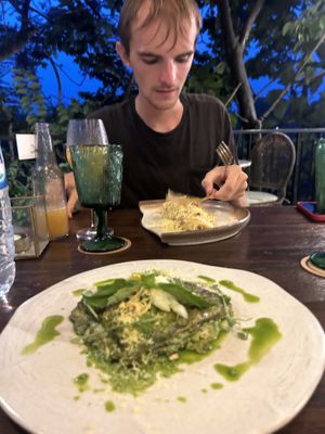 Pesto lasagna  at Plant Bistro in Ubud