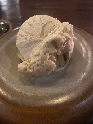 Pistachio ice creamm  at Plant Bistro in Ubud