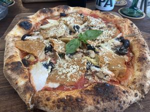 Capricciosa Pizza   at Plant Bistro in Ubud