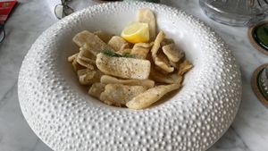 Fried Calamari with delicious dipping sauce   at Plant Bistro in Ubud