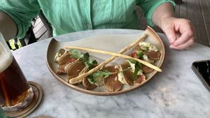 Vitello Tonnato (yum!)  at Plant Bistro in Ubud