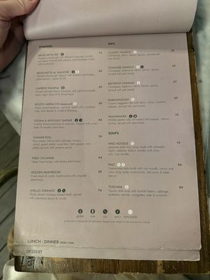 Menu july 2025  at Plant Bistro in Ubud