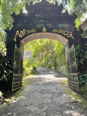 Easy to find and ample parking inside   at Plant Bistro in Ubud