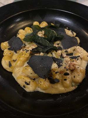 Pumpkin gnocchi   at Plant Bistro in Ubud