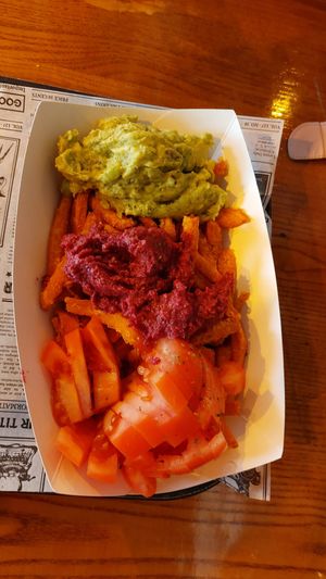 Guacamole vegan at FriesHub in Timisoara