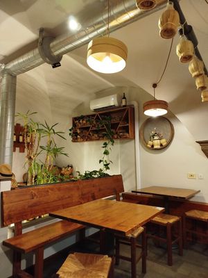 The interior is another highlight at this place - Look at it! at Il Cernacchio Food & Wine in Florence