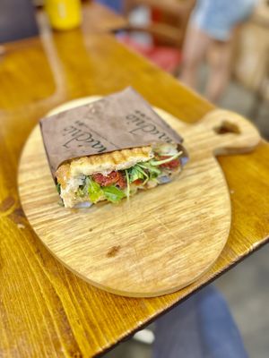 Papillon sandwich   at Il Cernacchio Food & Wine in Florence