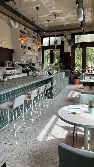 Inside, very cute and charming. All brand new. at Bar Pur in Antwerpen