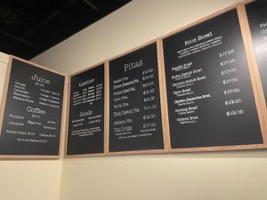 Menu 2  at Jasmine Restaurant Cafe in Rochester