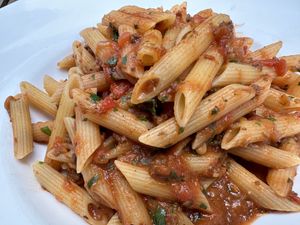 noodles  at Spaghetti House - Holborn in London