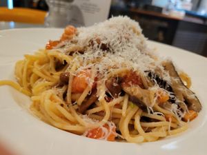 Custom pasta with vegetables #Veganuary at Spaghetti House - Holborn in London