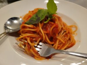 Pomodoro pasta (vegan) #Veganuary at Spaghetti House - Holborn in London