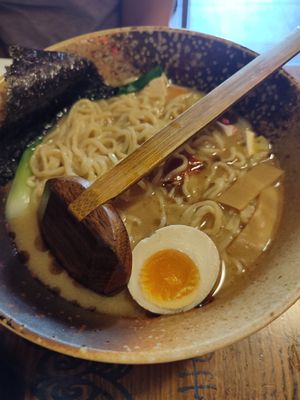 Ramen 14€ (you can ask it without the egg) at Umami Ramen in Bordeaux