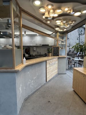 Service area   at La Carmanyola in Girona