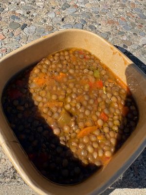 Lentils  at La Carmanyola in Girona