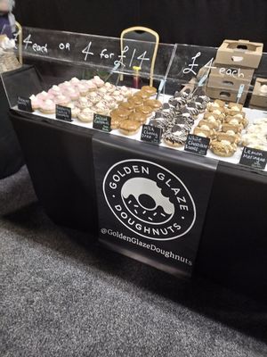 Stand at Golden Glaze Dougnuts  in Worcester