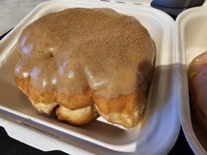 Cinnamon Fritter at Golden Glaze Dougnuts  in Worcester