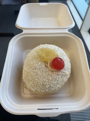 Pina colada donut   at Golden Glaze Dougnuts  in Worcester